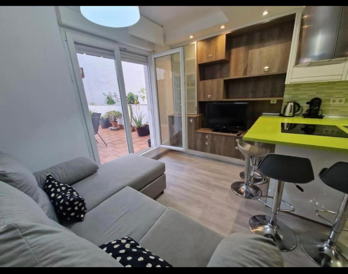 Apartamento Con Terraza Y Parking Хихон Номер фото