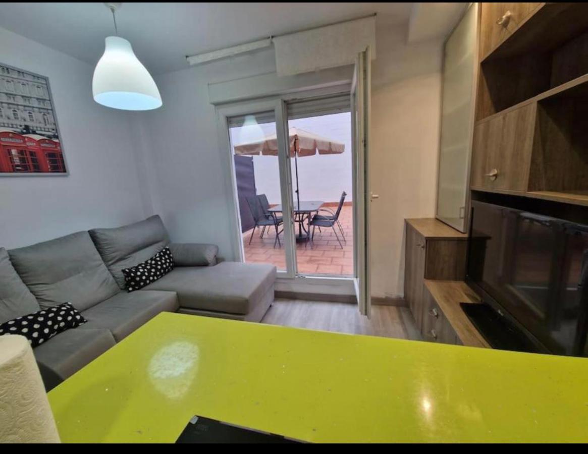 Apartamento Con Terraza Y Parking Хихон Номер фото